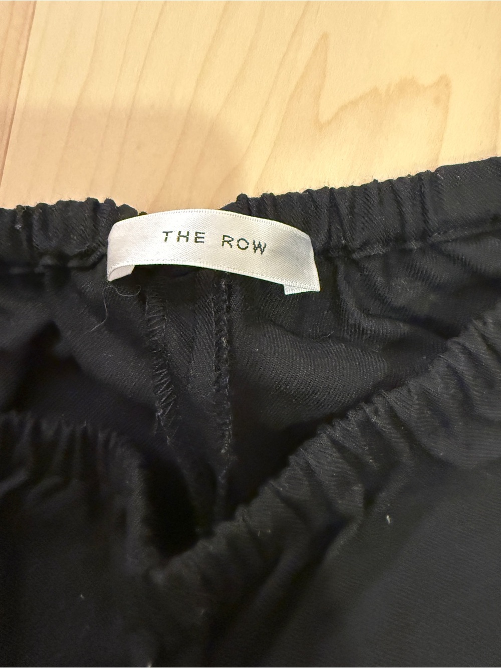 Black Wide Leg Pull-On Pants - Picture 4 of 4